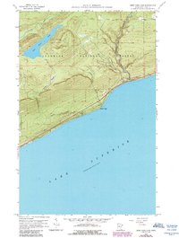 Deer Yard Lake 1958 topographic map thumbnail