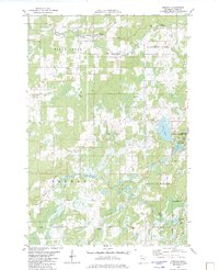 Denham 1982 topographic map thumbnail
