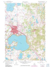 Detroit Lakes 1959 topographic map thumbnail