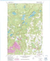 Dewey Lake 1955 topographic map thumbnail