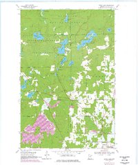 Dewey Lake 1955 topographic map thumbnail