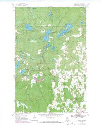 Dewey Lake 1955 topographic map thumbnail