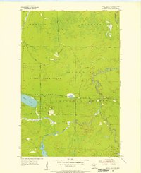 Dewey Lake NW 1955 topographic map thumbnail