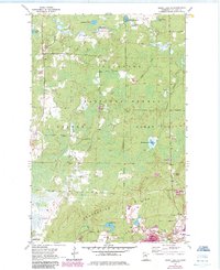 Dewey Lake SE 1955 topographic map thumbnail