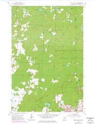 Dewey Lake SE 1955 topographic map thumbnail