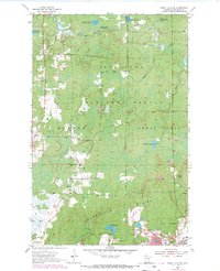 Dewey Lake SE 1955 topographic map thumbnail