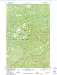 Doyle Lake 1982 topographic map thumbnail