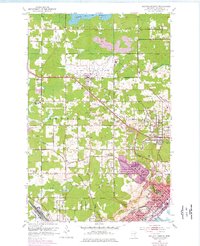 Duluth 1953 topographic map preview