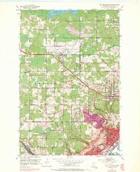Duluth Heights 1953 topographic map thumbnail
