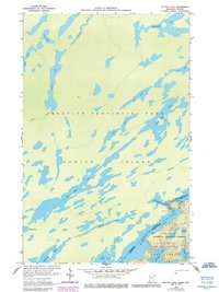 Dutton Lake 1959 topographic map thumbnail