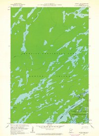 Dutton Lake 1959 topographic map thumbnail