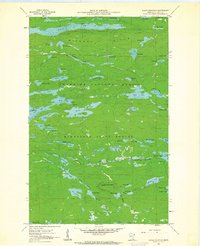 Eagle Mountain 1960 topographic map thumbnail
