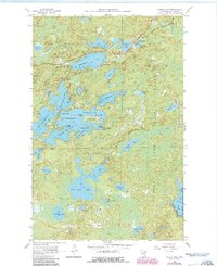 Eagles Nest 1956 topographic map thumbnail