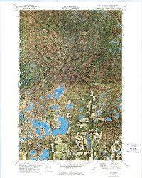 East Crooked Lake 1972 topographic map thumbnail