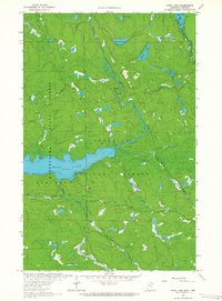 Echo Lake 1963 topographic map thumbnail