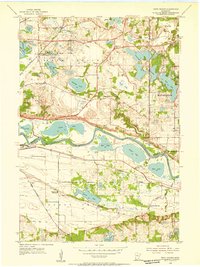 Eden Prairie 1954 topographic map thumbnail