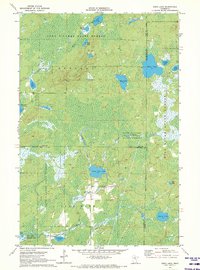 Edna Lake 1970 topographic map thumbnail