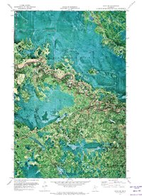 Effie NW 1971 topographic map thumbnail