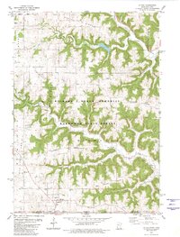 Eitzen 1980 topographic map preview
