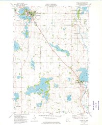 Elbow Lake 1973 topographic map thumbnail