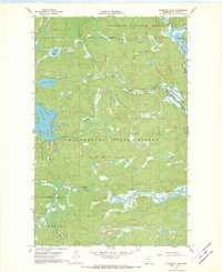 Elephant Lake 1967 topographic map thumbnail