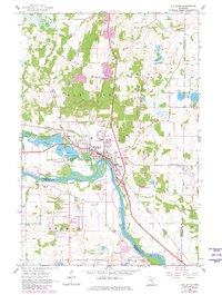 Elk River 1961 topographic map thumbnail