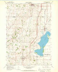 Ellendale 1967 topographic map thumbnail