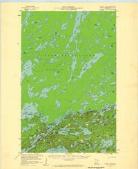 Ensign Lake topographic map thumbnail