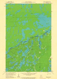 Ester Lake 1959 topographic map thumbnail