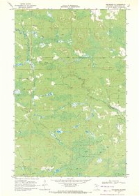 Ericsburg SE 1969 topographic map thumbnail