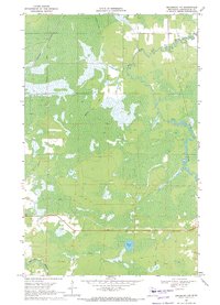 Ericsburg NW 1969 topographic map thumbnail