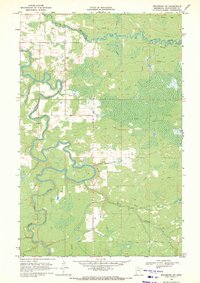 Ericsburg SW 1969 topographic map thumbnail