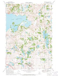 Evansville 1969 topographic map thumbnail