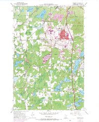 Eveleth 1951 topographic map thumbnail
