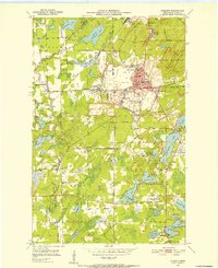 Eveleth 1951 topographic map thumbnail