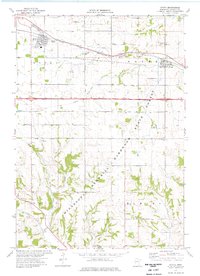Eyota 1974 topographic map thumbnail