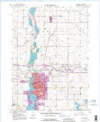 Fairmont 1992 topographic map thumbnail