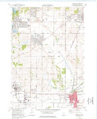 Farmington 1974 topographic map thumbnail