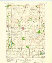 Farmington 1957 topographic map thumbnail