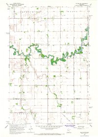 Felton NW 1966 topographic map thumbnail