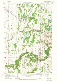 Fertile 1965 topographic map thumbnail