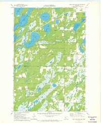 First Crow Wing Lake 1970 topographic map thumbnail