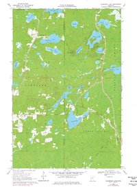 Floodwood Lake 1969 topographic map thumbnail
