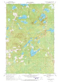 Floodwood Lake 1969 topographic map thumbnail