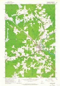 Floodwood 1963 topographic map thumbnail