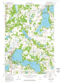 Forest Lake 1974 topographic map thumbnail