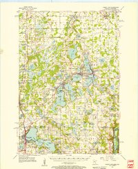 Forest Lake 1955 topographic map thumbnail
