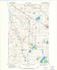 Fosston West 1969 topographic map thumbnail