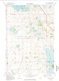 Fourmile Lake 1973 topographic map thumbnail