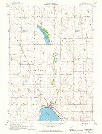 Freeborn 1967 topographic map thumbnail